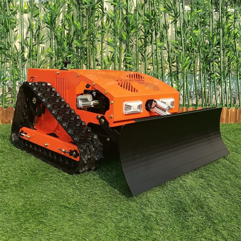 remotely controlled caterpillar grass mower Chinese best manufacturer