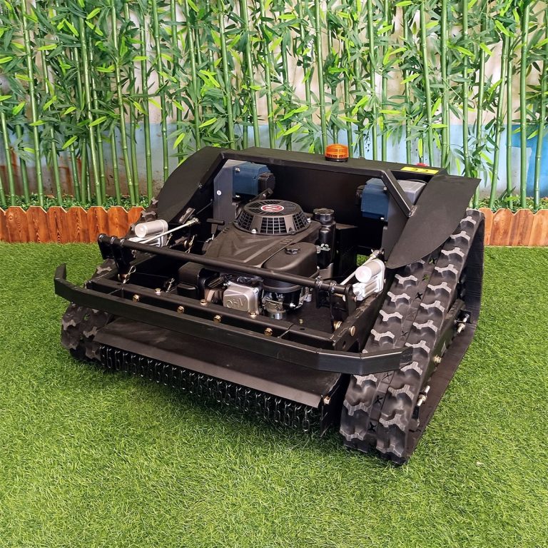factory direct sales remotely controlled crawler lawn cutting machine